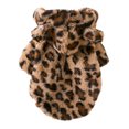 thumbnail image 1 of Pink Fleece Warm Dog Clothes for Dogs Pet Sweater Winter Leopard Print French Bulldog Soft Coat Small Dog Clothes Fur Hoodies ShopWise Round, 1 of 8