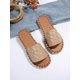 thumbnail image 3 of Women's Straw Plaid Sandals, 3 of 4
