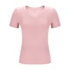 thumbnail image 5 of Blusas de Encaje de Manga Corta con Capucha de Cuello en V, 95% Poliéster 5% Spandex Camiseta de Manga Corta con Capucha, 5 of 7