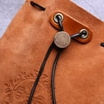thumbnail image 4 of 2X Outdoor Leather Cheap Coin Purse Coin Bag Drawstring Pouch Calabash Jewelry Packing Bags, 4 of 5
