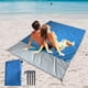 thumbnail image 4 of Manta ,Viajes Camping Senderismo Estera de playa,Estera al aire libre impermeable de secado rápido para adultos,Manta de playa al aire libre ligera oscuro Sunnimix Manta de picnic, 4 of 8