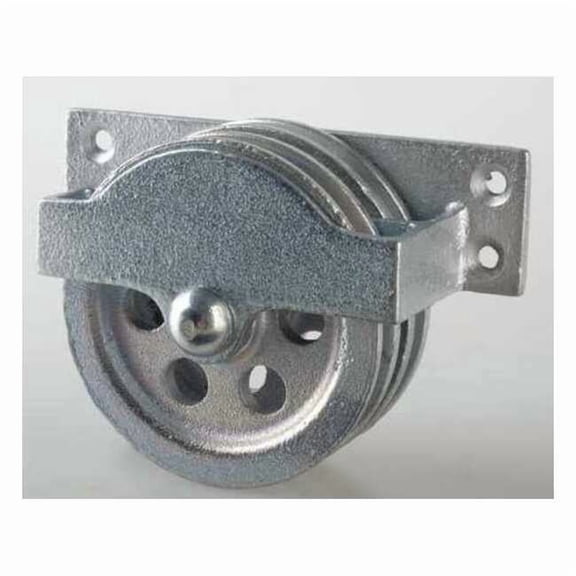 Peerless Hardware Pulley Block,Bolt-On,1/4 in Rope dia. 3-120-30-86-