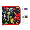 thumbnail image 1 of Kids Erasable Doodle Book Set, 14 Page Reusable Drawing Board, Portable Travel Activity Book For Toddlers, Boys And Girls, 1 of 5