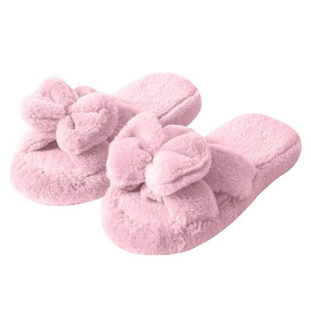 

Rabbit s Ears Hyoma Women s Cotton Flat Heel Slippers Winter Snow Shoes
