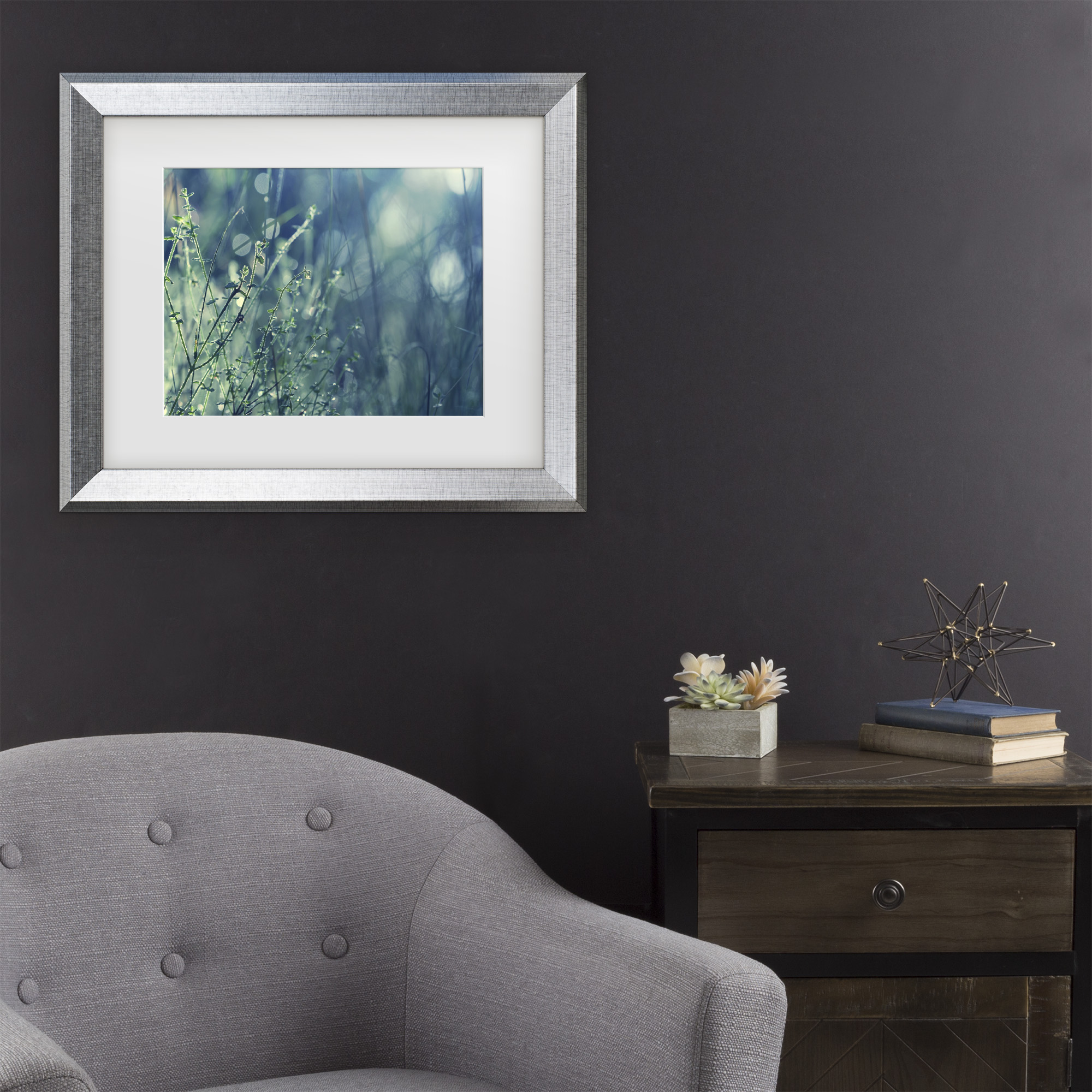Trademark Fine Art 'Blues in the Morning' Canvas Art by Beata Czyzowska Young