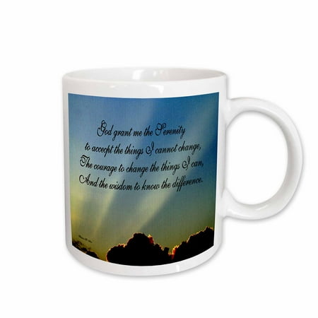 

3dRose The Serenity Prayer Ceramic Mug 15-ounce