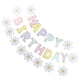 thumbnail image 4 of 1 Juego de pancarta de feliz cumpleaños, pancarta para fiesta de cumpleaños, decoraciones de pancarta de papel colgante para fiesta, 4 of 5