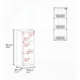 thumbnail image 3 of Modern White Folding Table with Storage - Ample Space for Every Need, 3 of 7