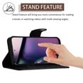 thumbnail image 4 of Allytech Wallet Case for Motorola Moto G Stylus 5G (2023) with Card Cash Slots, Luxury Premium PU Leather Kickstand Shoulder Strap Lanyard Shockproof Anti-Fall Full Protective Flip Shell - Black, 4 of 8