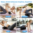 thumbnail image 2 of Cshidworld 5-in-1 Foam Roller Set, 13-inch Deep Tissue Foam Roller with Massage Stick, Massage Ball, Resistance Band & Carry Bag for Stretching, Yoga, Pilates & Fitness, 2 of 2