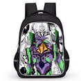 thumbnail image 1 of Neon Genesis Evangelion No. 1 máquina de dibujos animados linda mochila escolar para estudiantes de primaria 1-6 grados niños mochila de gran capacidad regalo, 1 of 5