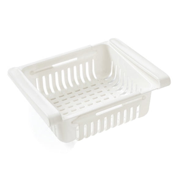 THLKIF Fridge Under Shelf Pull Out Drawer, Refrigerator Organizer Bin for Produce, Deli Meat, Cheese, Bacon, Easy to Install Storage Container