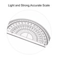 thumbnail image 4 of Juego de 4 reglas de plástico transparente para herramientas de geometría matemática, inclu Carevas Gobernante, 4 of 7