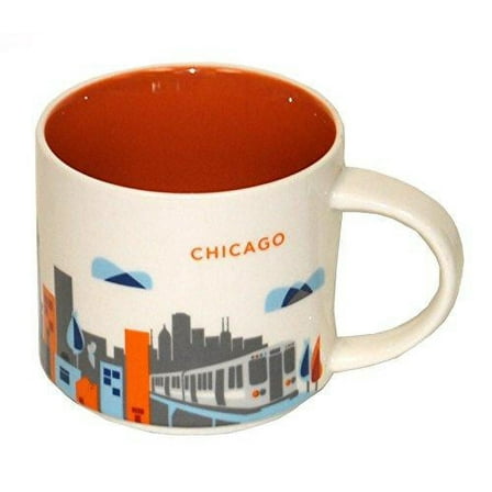 Starbucks CHICAGO You Are Here Collection Ceramic Mug 14oz