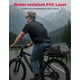 thumbnail image 5 of Bolsa trasera para bicicleta KEMIMOTO, PVC, 8 L, resistente al agua, negra, 5 of 7