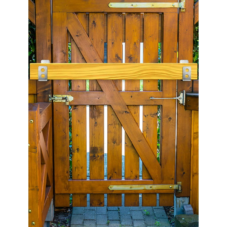 2 Pcs 2x4 Door Barricade Brackets, Heavy Duty Door Security Bar, Open  Security Bar Holder U Brackets, Fits 2 x 4 Lumber for Door Brace, Home,  Garage