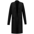 thumbnail image 4 of SGMVNU Women's 2025 Trendy Long Cardigans Sweater Lightweight Open Front Long Sleeve Long Duster Coats with Pockets(Black, One Size), 4 of 9