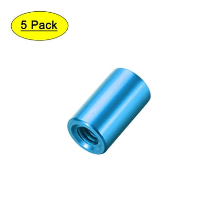 

5Pcs M3x10mm Round Aluminum Standoff Column Spacer Female Aqua Blue for FPV Quadcopter RC Multirotors Parts DIY