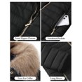thumbnail image 6 of luvamia Women Puffer Jacket Parka Coat Pockets Quilted with Faux Fur Lapel, Size S-2XL, 6 of 8