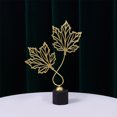 thumbnail image 4 of Btomtd Cute Gifts,Centerpiece Table Decorations Simples Lights Luxurys Iron Leaf Ornament Home Living Room Entrance Wine Cabinet Decorations Creatives Metal Crafts Gifts, 4 of 6