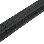 GroundSmart Brickface Landscape Edging, 4 Black Rubber Garden Edging Border, 48 pack