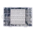thumbnail image 3 of Fyydes 700Pcs 24 Types Green Polyester Film Capacitors Kit 0.22NF-470NF 100V With Storage Box,Polyester Film Capacitors, 3 of 8