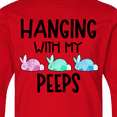 thumbnail image 4 of Inktastic Easter Hanging with My Peeps Pastel Bunnies Long Sleeve Youth T-Shirt, 4 of 5