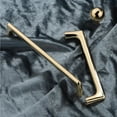 thumbnail image 2 of Solid Hardware Zinc Alloy Mirror Kitchen Cupboard Pulls European Style Drawer Knobs Cabinet Handles GOLD 128MM, 2 of 8