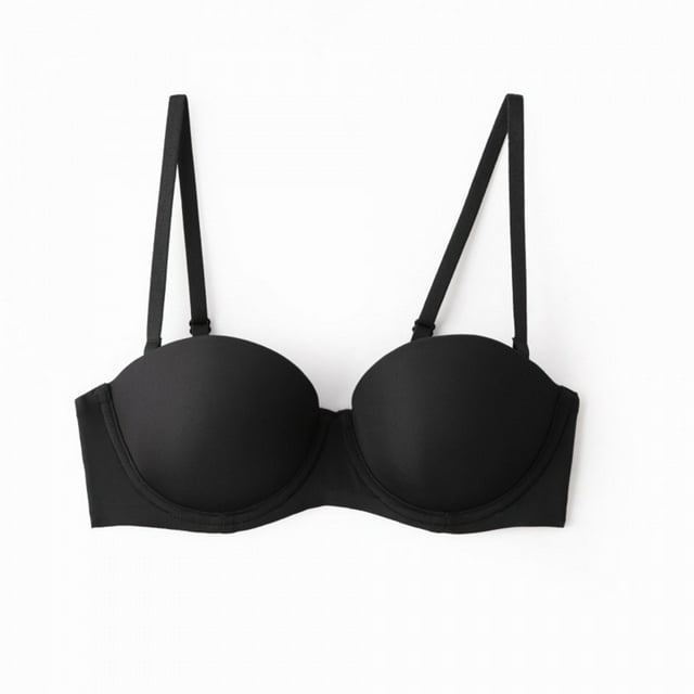 Qertyioot Women's Solid Color Comfortable Hollow Out Bra Underwear