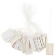 thumbnail image 5 of HONITANO 500Pcs Golden Rectangular Writable Jewelry Tags for Pricing Display Retail Use 1x0.7x0.04in, 5 of 8