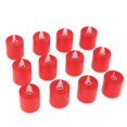 thumbnail image 1 of LED Sin Llama BLESIY Ornamento Decorativo 12 Piezas Set rojo, 1 of 8