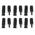 thumbnail image 3 of 12PCS Solar Photovoltaic Solar Photovoltaic Connector, Solar Panel Cable Connector Connector IP67 Solar Connector Kit Copper Tinned Pins Male Female Connector Kit for Solar Power, 3 of 7