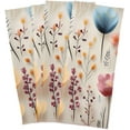 thumbnail image 4 of Colored Poppy Flowers Kitchen Towel, Dish Towels Quick Drying Tea Towels Absorbent Hand Towels for Kitchen Sink Dinner Table 28 x 18 Inches, Set of 6, 4 of 7