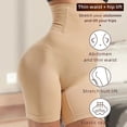 thumbnail image 4 of Women's high waisted flat angle chest pants, postpartum pants that elevate the hips and shape the body, tight and anti glare tig, 4 of 5