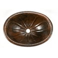 thumbnail image 3 of LO19RSBDB Sunburst Self Rimming Hammered Copper Sink, 3 of 3