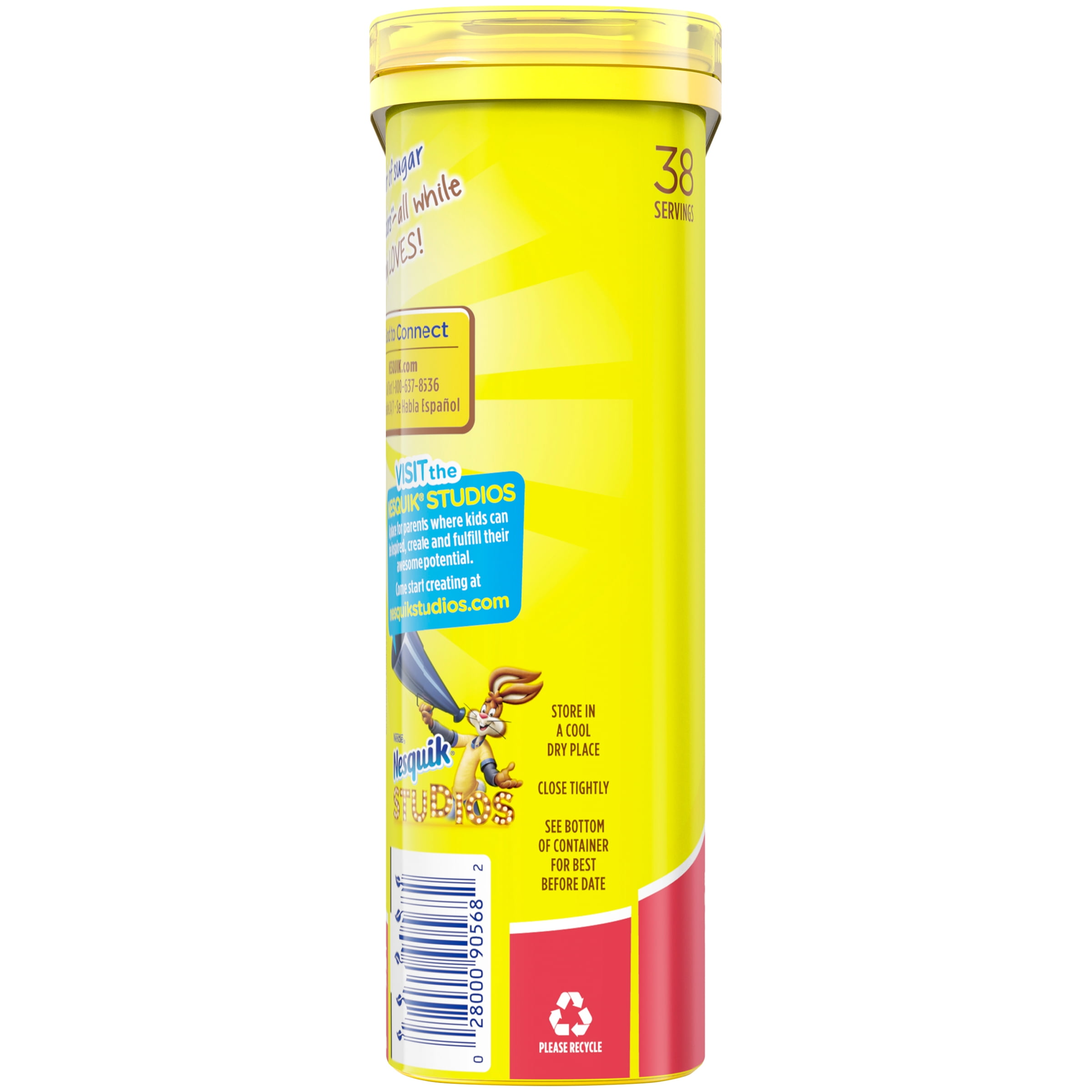 NESQUIK Strawberry Powder 1 lb. Tub