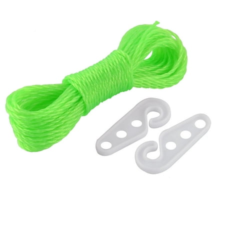 

Home Laundry Outdoor Nylon Clothes Air Rope Line Clothesline Green 10m Length