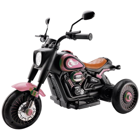 Bruce&Shark Toddler Motorcycle, 6V Battery Powered Electric Motorcycle with Headlights & Music, Kids Motorcycle Ride on Toy for Toddlers Boys 18 Months