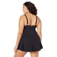 thumbnail image 5 of Anne Cole Signature NEW BLACK Plus Size Live In Color Swim Dress, US 18W, 5 of 5