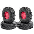 thumbnail image 1 of Car Tires with Wheel Rims Replacement for 110 -4 Axial SCX10 90046 90047 CC10Car, 1 of 6