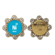 thumbnail image 1 of Elemento químico de ciencia ni de níquel Broche de flores, regalo de joyería para mujeres y niñas Unbranded  M, 1 of 3