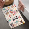 thumbnail image 2 of Dogs with Party Hats and Flowers Bathroom Rugs Mat,Non Slip Microfiber Bathroom Rug,Rubber Backing,Soft Bathroom Mats for Bathroom Floor,Tub and Shower,20x32in(50x80cm), 2 of 5