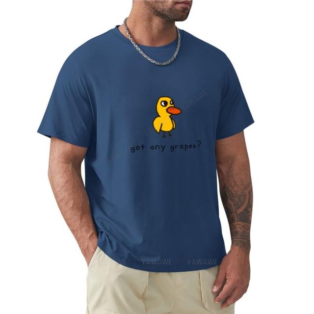 Camiseta de marca para hombre ¿tiene uvas? Camiseta divertida para hombre camisa de entrenamiento blusa a la moda