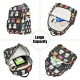 thumbnail image 5 of FORMRS Mini Backpack Purse for Women Travel Daypack Casual Shoulder Bag, Colorful Halloween Ghost, 5 of 7