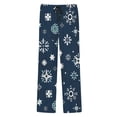 thumbnail image 4 of Zhuashum Christmas Pants For Men Cartoon Graphic High Waist Xmas Straight Leg Casual Pajama Pants With Drawstring And Pockets Trend Festival Outfits Blue L, 4 of 4