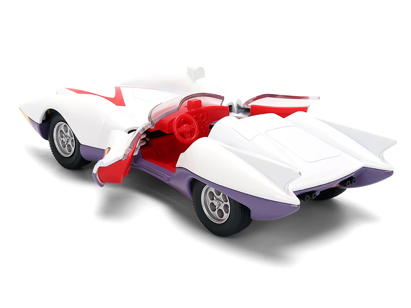 Mach 5 White with Red Stripes and Interior 