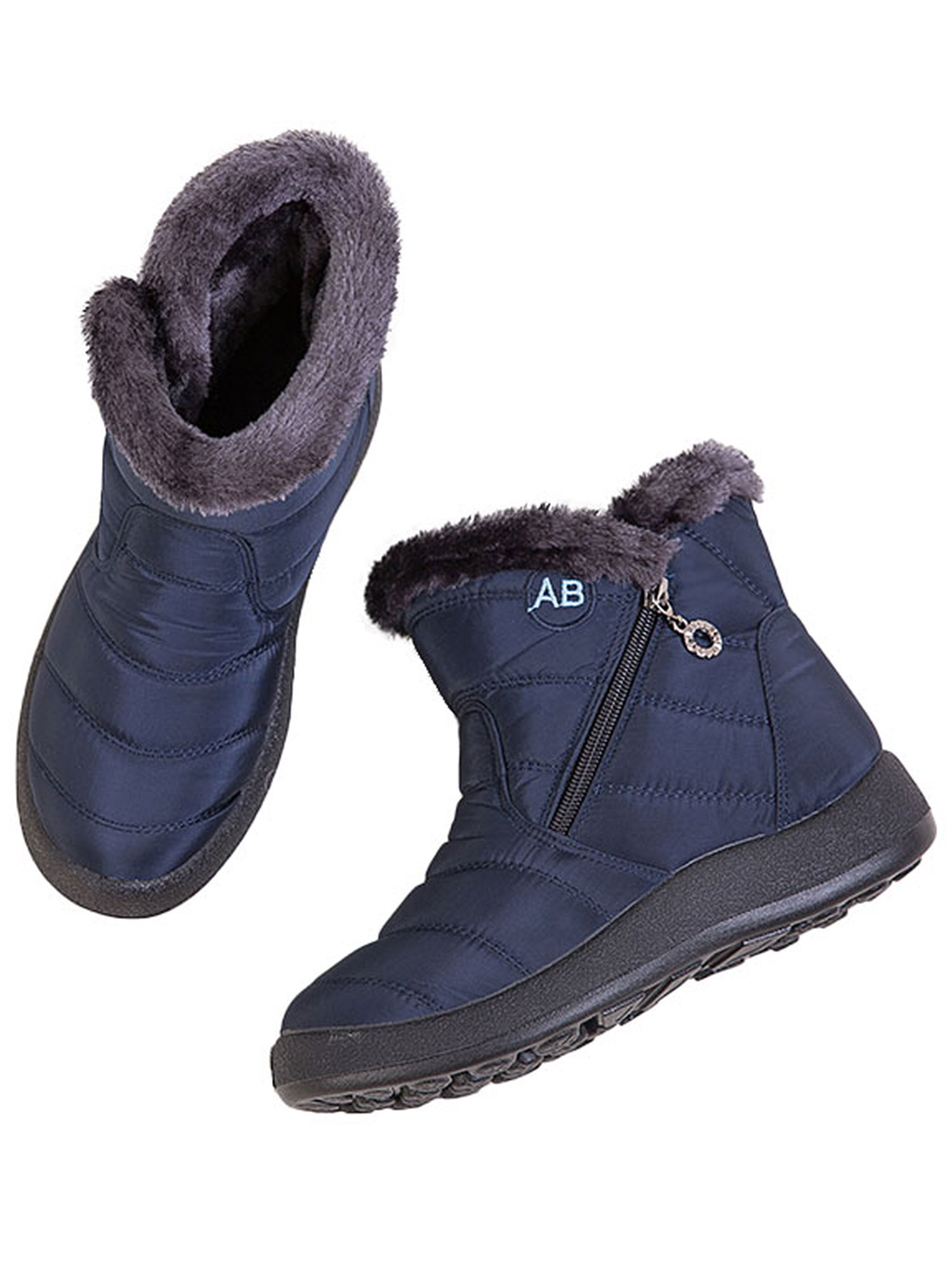 Winter Ladies Antifreeze Non-slip Outdoor Snow Boots Warm thicken Cotton Boots
