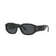 thumbnail image 1 of Gafas de sol Versace unisex con montura negra y lentes gris oscuro de 53 mm, 1 of 4