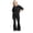 style-05 Black, variant on Gubotare Holiday Outfit Teen Girls Clothes Short Sleeve Graphic T-Shirt Top Flared Pants 2 Piece Outfit Set Size 12-13 (Light Blue,12-13 Years)