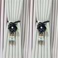thumbnail image 4 of MOMOJIA Creative Pearls Flower Curtain Tiebacks Ropes Set Of 2 Elegant Window Drapery Holdbacks Ties Accessories Home Decors, 4 of 18